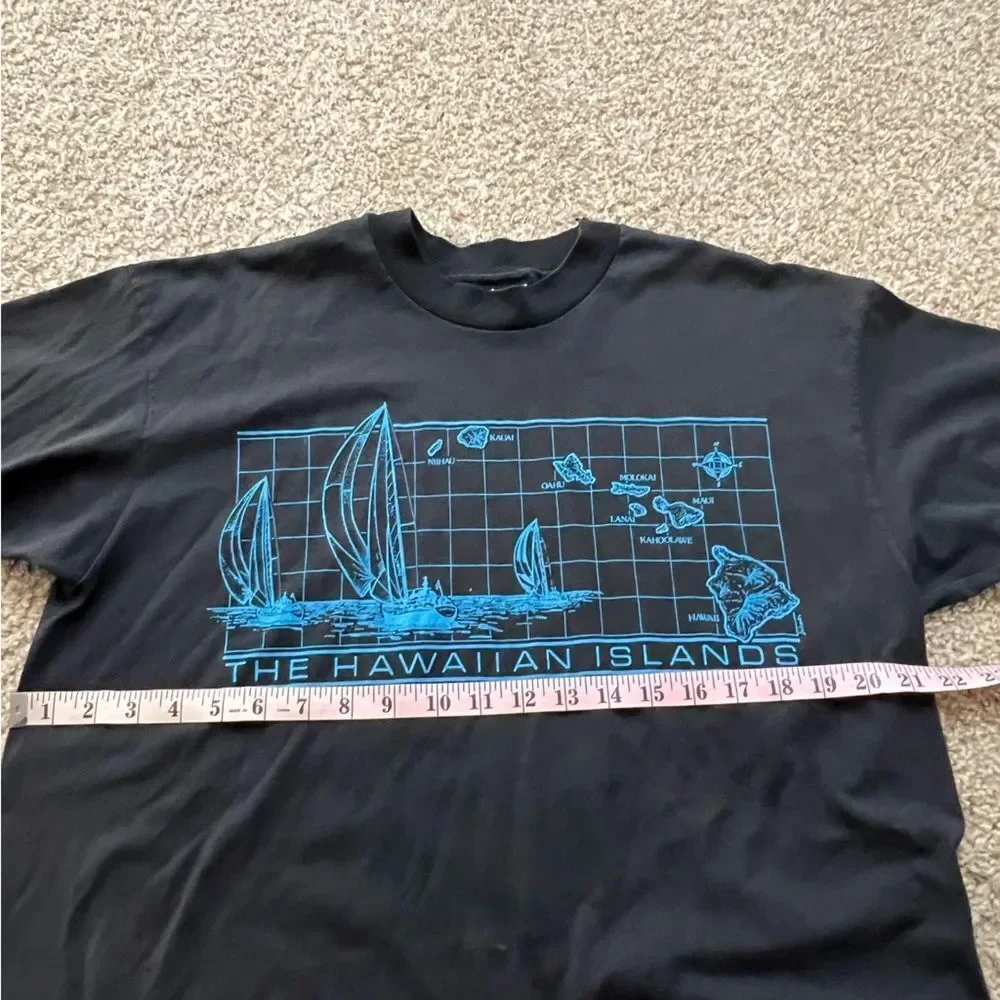 Vintage Hawaiian Island graphic tee shirt men's XL